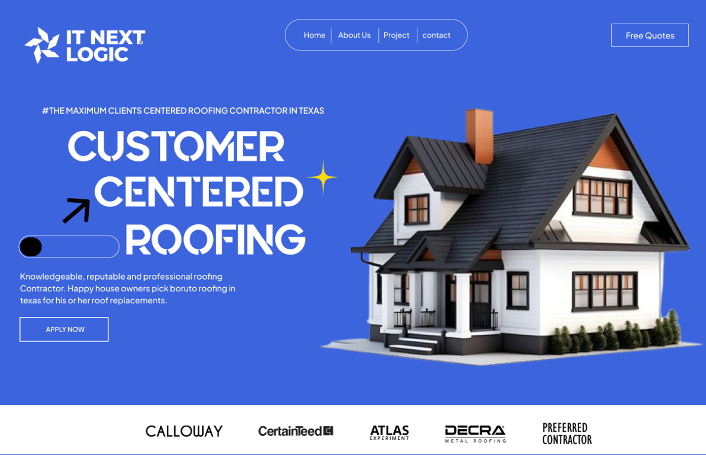 Financial Landing Page